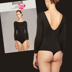 Wolford Gilda String Body • S • black ... Samt Body mit Kristallelementen