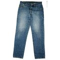 Madison Best Herren Jeans Hose straight Leg Cotton regular 48 W32 L32 32/32 blau