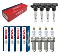 4x BREMI Zündspule +4x BOSCH Zündkerze Doppelplatin passend für Audi Q5 8RB