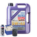 Motoröl 5W40 LIQUI MOLY High Tech 5L+MAHLE Ölfilter +Spülung