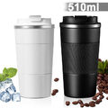 Kaffeebecher To Go Thermobecher Edelstahl Isolierbecher Reisebecher Mug 510ml