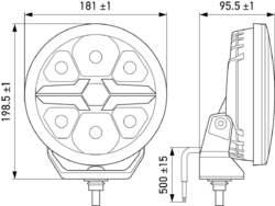 Fernscheinwerfer stirnseitig LED HELLA für DAF
