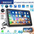 8Core 6+128G Android 14 Carplay Autoradio GPS Navi 1 DIN 360° Drehbar Bildschirm