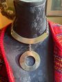 collier plastron moderniste - vintage  70 'S - Dlg de  Pierre Cardin jewelry