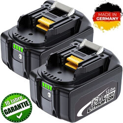 2X Für Original Makita Akku 18V 6Ah 8Ah 9Ah 12Ah LED BL1860B BL1850B BL1830 DE