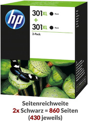 Original HP 301 Tinte Multipack 301 XL Schwarz Patronen Farben SET DeskJet OVP