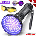 UV Lampe LED Taschenlampe 395 nm Zoom Scorpion Bernstein Schwarzlicht Detektor