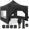 3x3m/3,6x3,6m Pavillon Wasserdicht Faltpavillon Pop Up Gartenzelt UV-Schutz 50+