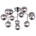 Maytoni Deckenleuchte Dallas mit 12 Glaskugeln chrom Deckenlampe Lampe Leuchte