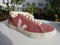 VEJA CAMPO Damen Schuhe Sneaker Wildleder Leder Rosa Weiß Gr.39(UK6) Neuw