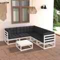 Garten Lounge Set Gartenmöbel Sofa Sitzgruppe 6-tlg. Kiefer Massivholz vidaXL