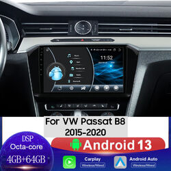 Android 13 Wireless Carplay 8-Core GPS Autoradio Navi für VW Passat B8 MAGOTAN