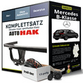 Anhängerkupplung starr für MERCEDES B-Klasse +E-Satz Kit