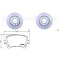 HELLA PAGID BREMSENSET HINTEN passend für VW GOLF 5 6 TOURAN EOS AUDI A3 8P