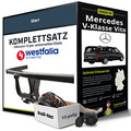 Für MERCEDES V-Klasse Vito W639 Anhängerkupplung starr +eSatz 13pol uni 10- NEU