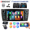 Autoradio DAB 7" Carplay Android13 Für BMW 3er E90 E91 E92 E93 2+64G GPS NAVI FM