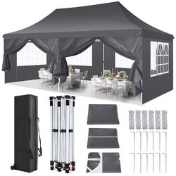 Pavillon 3x6m Faltpavillon Gartenzelt Partyzelt Pavillion Festzelt UV Schutz 50+