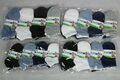 12 Paar Jungen Sneaker Socken unifarben Gr. 23-26 / 27-30 / 31-34 / 35-38 95% BW