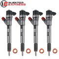 4x Bosch 0445110059 05066-820AA Chrysler Voyager Jeep Cherokee 2.5 CRD