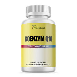 Coenzym Q10 (100mg/Kapsel) 120 vegetarische Kapseln (Cellulose)  Co Enzym Q 10