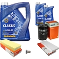 MAHLE Inspektionspaket 7 L MANNOL Classic 10W-40 für Audi Coupe 2.0 80