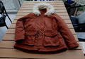 ONLY Anorak Winterjacke mit Kapuze Kurzparka  Cognac/ Braun Gr. L 