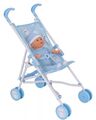 Baby Dolls Foldable Blue Stroller Childrens Kitty Baby Doll Buggy Prams For Kids