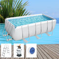 Bestway Power Steel 412x201x122cm Pool Set mit Sandfilteranlage u. Zubehör 56457