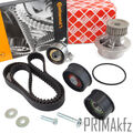 CONTI Zahnriemen + Rollensatz + FEBI Wapu für Opel Astra G 1.4 1.6 Corsa C 1.4