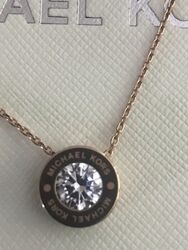 Orig.Michael Kors Damen-Collier Kette+Anhänger MKJ5342791 MK Brilliance Rosegold