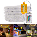 RGB LED Streifen 220V 230V 5050 Leiste Band Stripe Schlauch Lichterkette Dimmbar