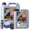 Motoröl 5W30 LIQUI MOLY Leichtlauf Special Tec Ll 6L+MAHLE Ölfilter +Spülung