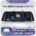 10.25'' Android 13 Autoradio CarPlay 8-Kern 64G GPS Navi Für BMW 5er F10 F11 NBT