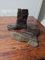 Stiefelette Stiefel Braun Schnalle Gr. 42