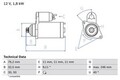 BOSCH 0 986 017 000 Starter Anlasser 1.8kW für VW Golf IV Schrägheck (1J1) 12V