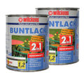 Wilckens BUNTLACK 2in1 seidenmatt 7 RAL FARBEN 750ml (12,39€/1l)