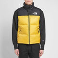 The North Face Herren 1996 Retro Nuptse Puffer Weste Bodywarmer / gelb / mittel