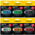 Intenso USB Stick Speicherstick Rainbow Line Farbig 4GB 8GB 16GB 32GB 64GB 128GB