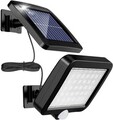 Solarlampen für Außen, 56 LED Solarleuchte Aussen mit Bewegungsmelder, IP65 