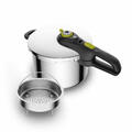 Tefal Secure 5 Neo Schnellkochtopf mit Korb Kochtopf Topf induktion Edelstahl 6L