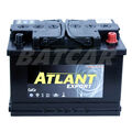 ATLANT 12V 77Ah 720A/EN Starterbatterie Autobatterie ersetzt 75Ah 80Ah 82Ah