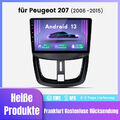 Für Peugeot 207 06-2015 Android 13 Autoradio GPS Carplay WIFI BT DAB+ SWC 2+64GB