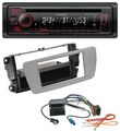 Kenwood MP3 CD USB Bluetooth DAB Autoradio für Seat Ibiza (ab 08) - dublingrau