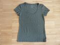 Zero T-Shirt Gr. 38 khaki figurbetont 