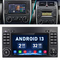 Android 13 Autoradio GPS Carplay DAB RDS Für Mercedes Benz A/ B-Klasse W245 W169