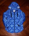 Esprit Steppjacke NEU Gr. M/38 Blau mit abnehmbarer Kapuze