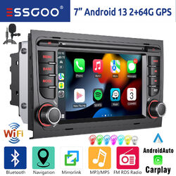 64G Für Audi A4 S4 RS4 B6 B7 B8 SEAT EXEO Android 13 Autoradio GPS WIFI Carplay