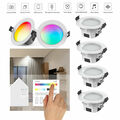 5W/9W RGB LED Spot Light Smart Downlight Bluetooth Mesh Deckenleuchte Farbwechse