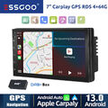 Android 13 Autoradio 2 DIN 4+64GB Carplay RDS DAB+ GPS Navigation WiFi Bluetooth