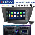 32G Carplay Autoradio Android 13 GPS Navi WIFI RDS Kam Für Seat Leon 1P1 2005-11